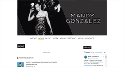 Desktop Screenshot of mandygonzalez.com